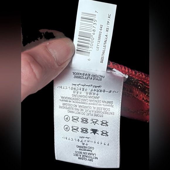 HERVE LEGER GLITZ QUALITY SLEEVELESS TOP ZIP CLOSURE IN BACK XS FITS TRUE TO SIZ - Picture 6 of 6